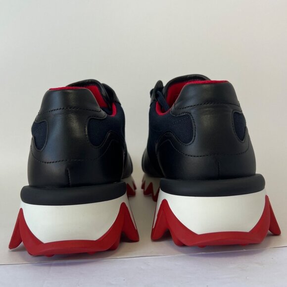 Christian Louboutin Nastroshark Low Top Men Sneakers Navy Blue Size 45 US12 - Picture 5 of 16